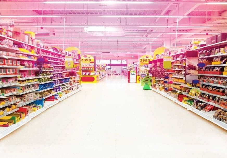 A large store with many shelves of different items.